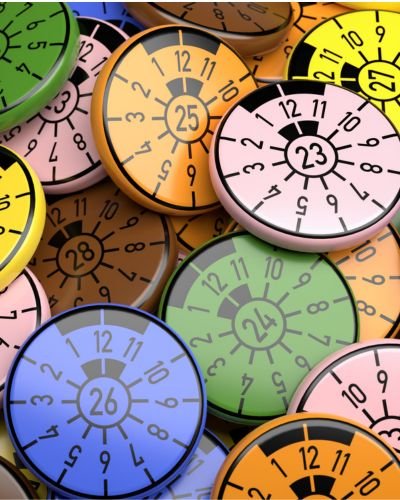 Autoankauf Köln Autoankauf Exclusiv mehrere TÜV Abzeichen auf einem Haufen